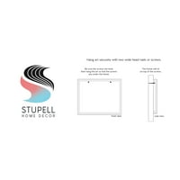 Stupell Industries Life je prekrasan francuski izraz rustikalna ruža grafička umjetnost bijela uokvirena umjetnička