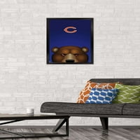 Plakat na zidu Chicago Bears - maskota S. Prestona Steillie, 14.725 22.375