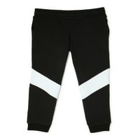 Atletic Works Girls 4- & Plus ColorBlock Fleece Jogger Sweatpants