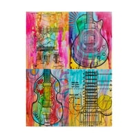 Zaštitni znak likovna umjetnost 'četiri gitare' platno umjetnost Deana Russo