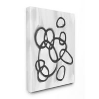 Kružne linije Sažetak crno-bijeli dizajn Daphne Polselli, 36 48