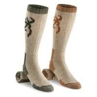Browning muške topole vune mješavine čarape srednje težine, parovi