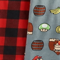 Mario Boys Lounge pidžama hlače, veličine 4-12