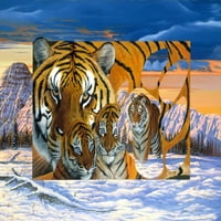Ispis plakata Sibirski zalazak sunca Grahama Stevensona