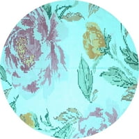 Ahgly Company zatvoreni okrugli botanički svijetloplavi obalni prostirke, 8 'krug