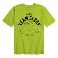 Pokémon - Snorla Team Sleep - Grafička majica s kratkim rukavima za mlade
