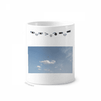 Cloud Air art Art Deco modna četkica za zube Cup Cup CARTOUN LOFE