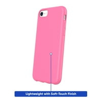 onn. Silikonska futrola za telefon za iPhone 6s SE - ružičasta