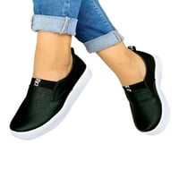 Fangasis žene prozračne casual cipele niski gornji lagani stanovi rade loafer crni 9