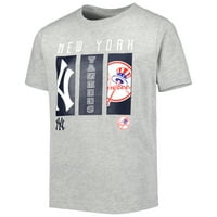Mladi bijela majica New York Yankees logo