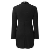 Poslovna odijela za žene Office Professional Womens Plus kaputi Žene Blazer otvoreni prednji elegantni svečani