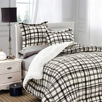 Comforter Set Shams+Comforter dvostruko ispunjeni Comforter Twin XL Lilac