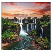 Čuda svijeta - Zidni plakat vodopada Iguazu, 14.725 22.375