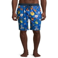 Looney Tunes Classic Fit Mid Rise Cught Short, Count, Pack