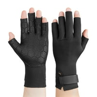 Kompresijske rukavice za ruke za artritis u donjem dijelu leđa, dizajn bez prstiju, neklizajući rukohvat, par