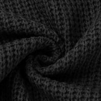 Džemper za žene modna jesen zima kruta boja pletenica debela nit pulover kornjača džemper zeleni xl