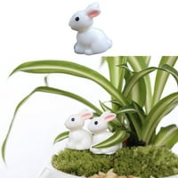 VerpeTridure Craft Garden Pvc Rabbit Minijature 2,5x Uskrsni dan