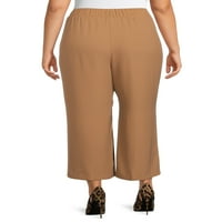 Terra & Sky Women's Plus veličine povučene hlače