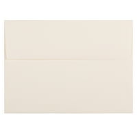 Omotnice za pozivnice 1/4, prirodni bijeli lan, volumen 1000 kartonskih kutija