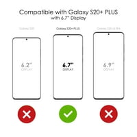 Različiti hibridni hibridni slučaj otporan na udarce za Galaxy S Plus 5G - TPU odbojnik akrilni stražnji zaštitnik