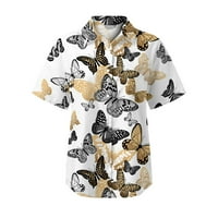 Ženske proljetne ljetne cvjetne tiskane kratke rukave V vrat Košulja gornja bluza ženska majica vrhovi pamučni