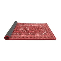 Tradicionalni perzijski tepisi za sobe okruglog oblika crvene boje, promjera 5 inča