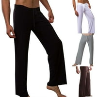 Kmxyo casual muškarci solidne boje crtanja kućne odjeće joge hlače labave padžane hlače