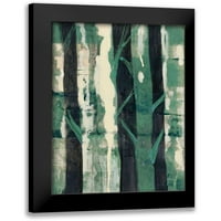 Hristova, Albena Black Modern Framed Museum Art Print pod nazivom - Duboka šuma II Smaragdni usjev
