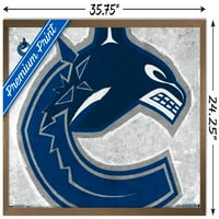 Vancouver Canucks - plakat s logotipom na zidu, 22.375 34