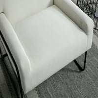 Akcent stolica - moderna industrijska nagib fotelje s metalnim okvirom - Premium visoke gustoće meka jednostruka