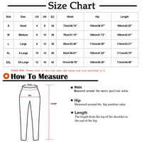 Levmjia ženske lanene hlače plus zazor casual ispis džep labave hlače pune duljine