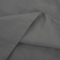 Jedinstvene ponude 300TC Čvrsti egipatski pamučni jastuci tamno sivo tijelo 20 72