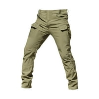 Muške hlače za trčanje duge hlače s više džepova ulična moda casual cool hlače za trčanje s vezicom