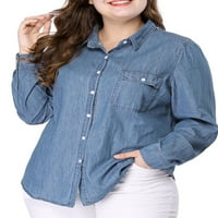 Jedinstvene povoljne ponude ženske košulje u prsima plus veličine košulje