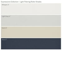 Zbirka prilagođenih izraza, bežična svjetla za filtriranje valjka, svijetlo siva, 7 8 Širina 48 Duljina