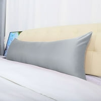 Jedinstvene ponude svilenkasti satenski jastuk za tijelo pokriva srebro 20 72