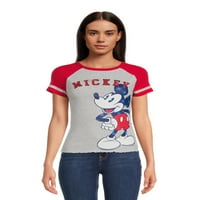 Ženska majica od raglana s kratkim rukavima S uzorkom Mikija Mausa
