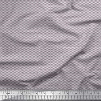 Soimoi japan krep satenska tkanina geometrijska košulja s tiskanom tkaninom široka
