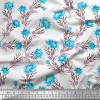 Soimoi pamučni dres tkanina lišće i divlji cvjetni otisak tkanina za šivanje tkanine široko