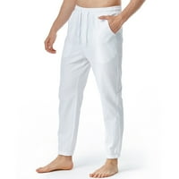 '; / Muške modne obične Ležerne hlače s džepovima od elastičnog struka, sportske hlače, lagane trenirke za vježbanje,