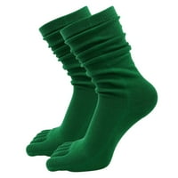 Par visokih čarapa, Ultra mekane, prozračne, neklizajuće čarape visoke elastičnosti koje zadržavaju toplinu, jednobojne