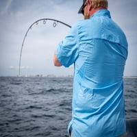FinTech muška košulja za ribolov kratkih rukava - velika