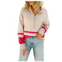 Apepal ženski džemperi kardigan džemperi za žene dame ležerne plus veličine dugih rukava pulover pulover patentni