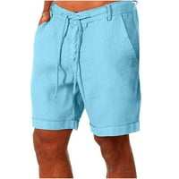 Ljeto povremene vanjske muškarce muške pamučne i konoplje kratke hlače kaznene hlače Capris kratke hlače hlače