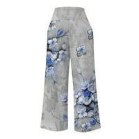 Yoga hlače za žene udobne tiskane hlače s visokim strukom trenerke joge hlače Womem's Print Fation visokog struka