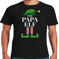 Grafička Amerika Svečana praznična božićna papa Elf Muška grafička majica