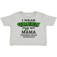 Nosim zelenu majicu za mamu s cerebralnom paralizom, poklon za dječaka ili djevojčicu