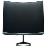 9 34 zakrivljeni ultra široki monitor za igre bez okvira, crni