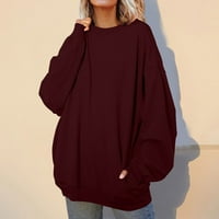 Ženska dnevna majica za ispis dugački pulover pismo otisak o vratu tiskanje dugih rukava ženska kapuljača ženska