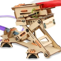 Hidraulični planarni lanser, model drvene inženjerske šipke, igračka za učenje za djecu od 3 godine i više